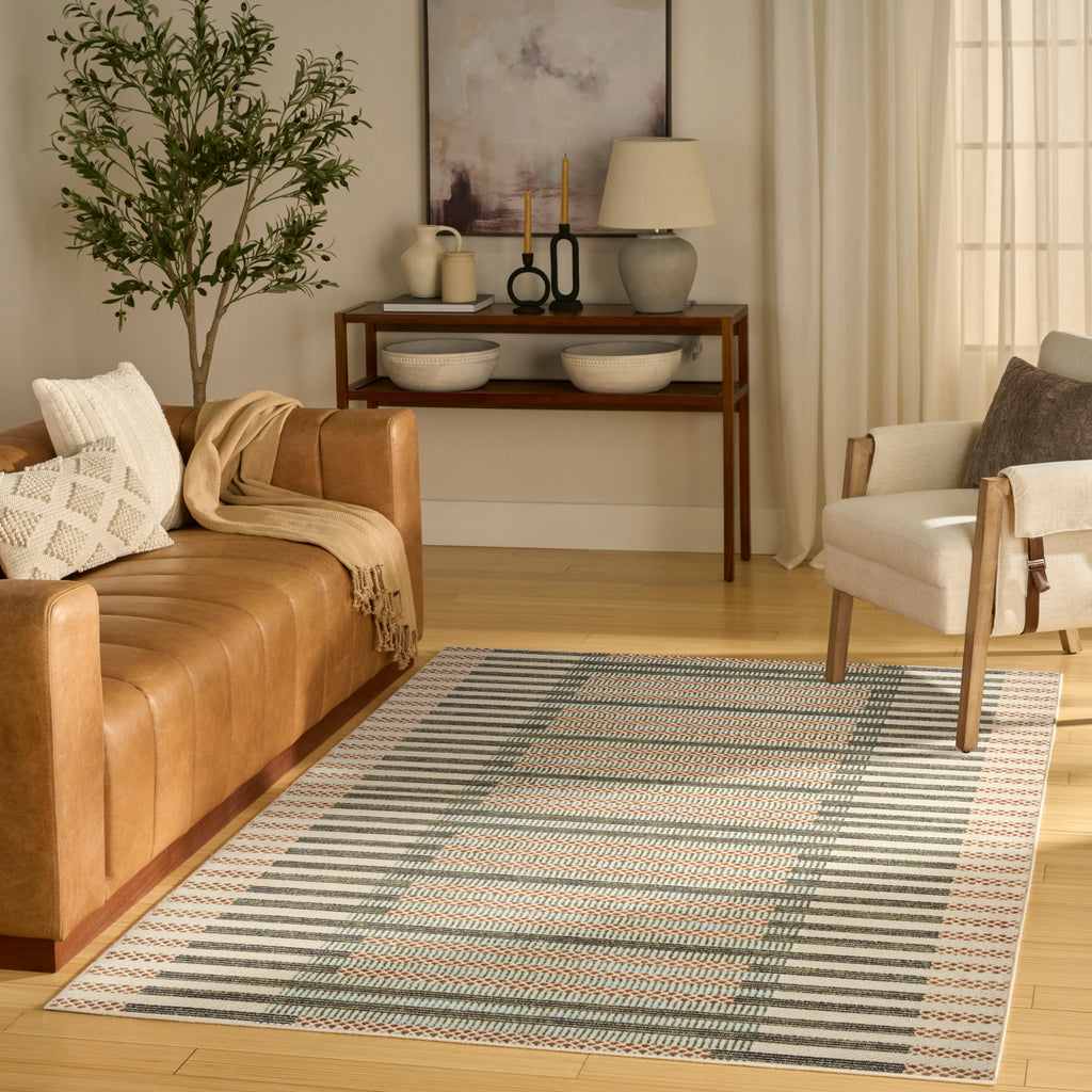 nourison nordic nrc15 ivory multicolor rug