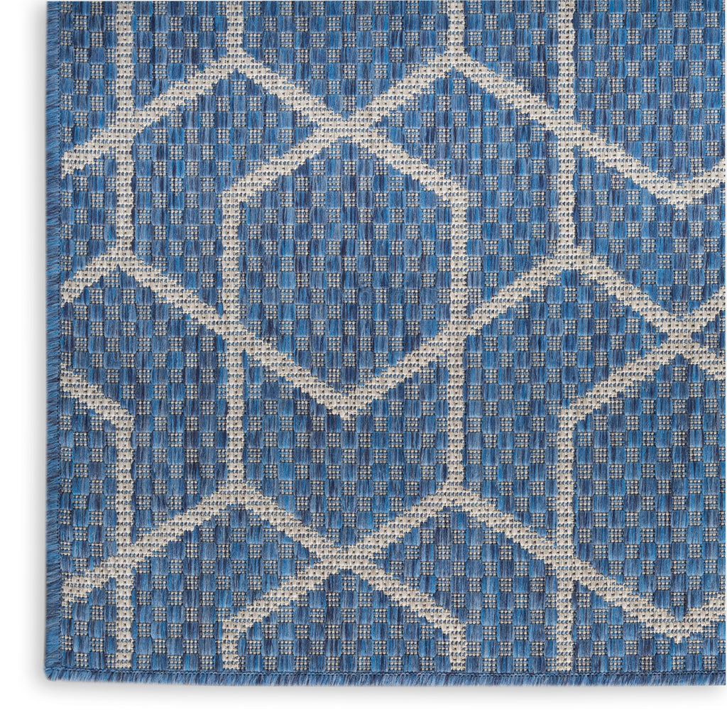 nourison horizon indoor outdoor hoz01 denim rug