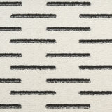 nourison nordic nrc12 ivory black rug