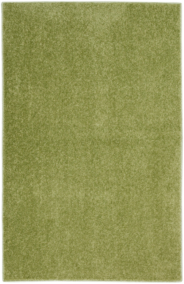 nourison nourison essentials nre01 green rug