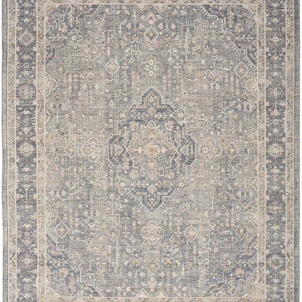nourison retreat ret02 blue rug