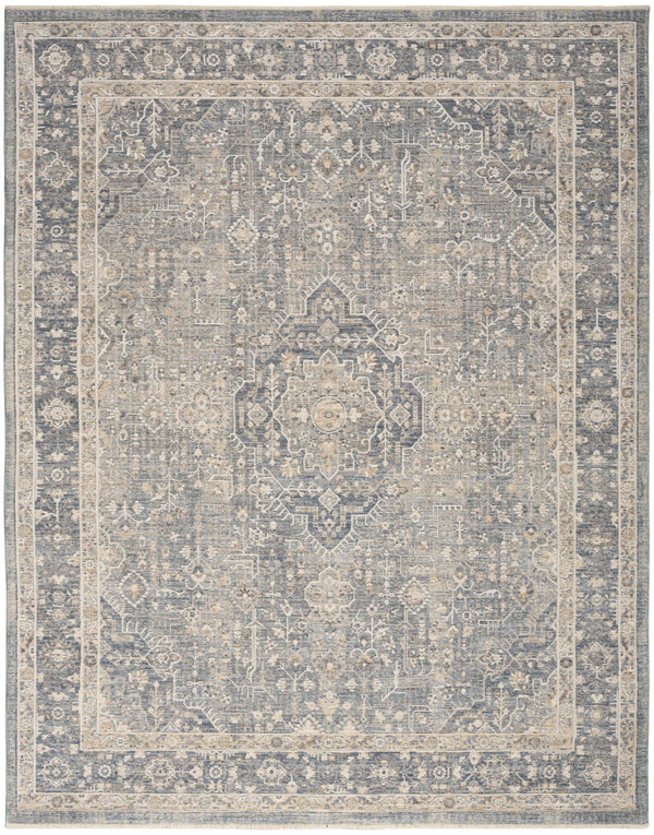 nourison retreat ret02 blue rug