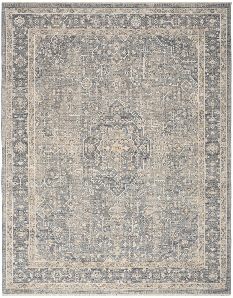 nourison retreat ret02 blue rug