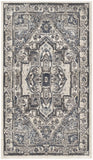 nourison quarry qua18 ivory navy rug