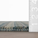 dash albert brindle stripe da2500 blue loom knotted wool rug