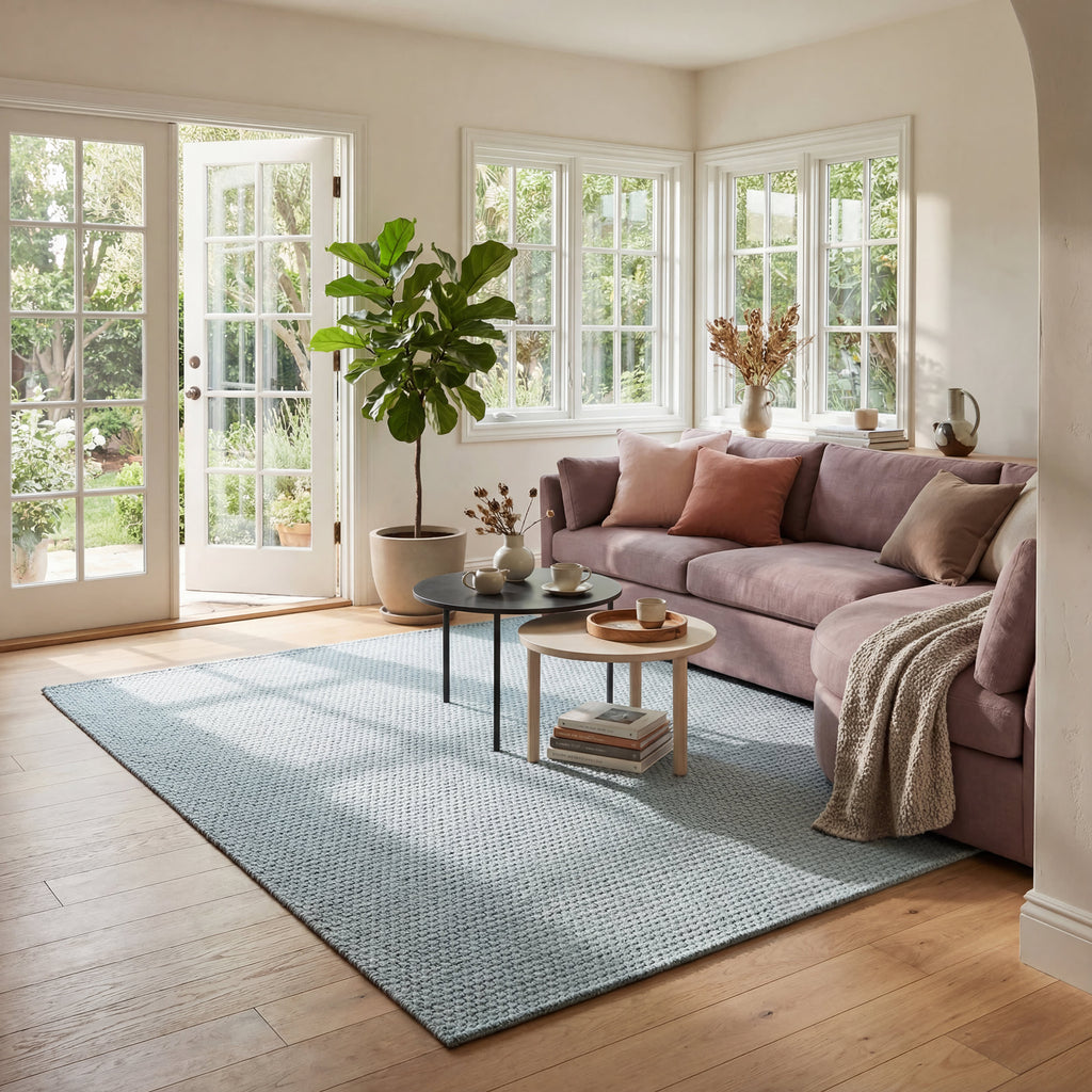 dash albert bridges da2507 light blue woven flatwoven cotton rug