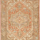 nourison heritage vine htv06 rust rug