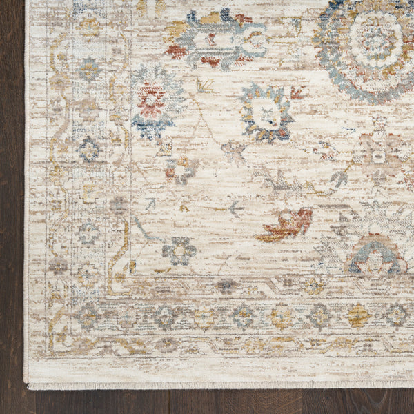 nourison antique fusion anf04 ivory multicolor rug