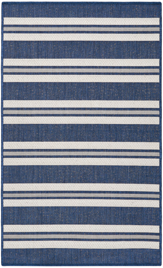 nourison horizon indoor outdoor hoz05 navy rug