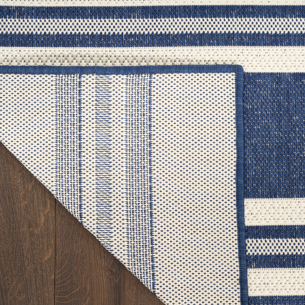 nourison horizon indoor outdoor hoz05 navy rug