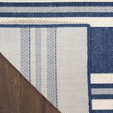 nourison horizon indoor outdoor hoz05 navy rug