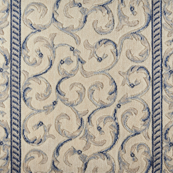 nourison somerset st02 ivory blue rug