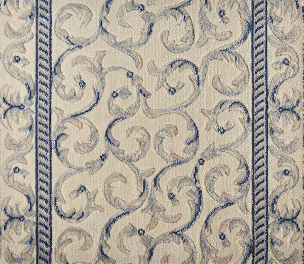 nourison somerset st02 ivory blue rug