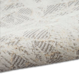 nourison ck950 rush ck956 grey ivory rug