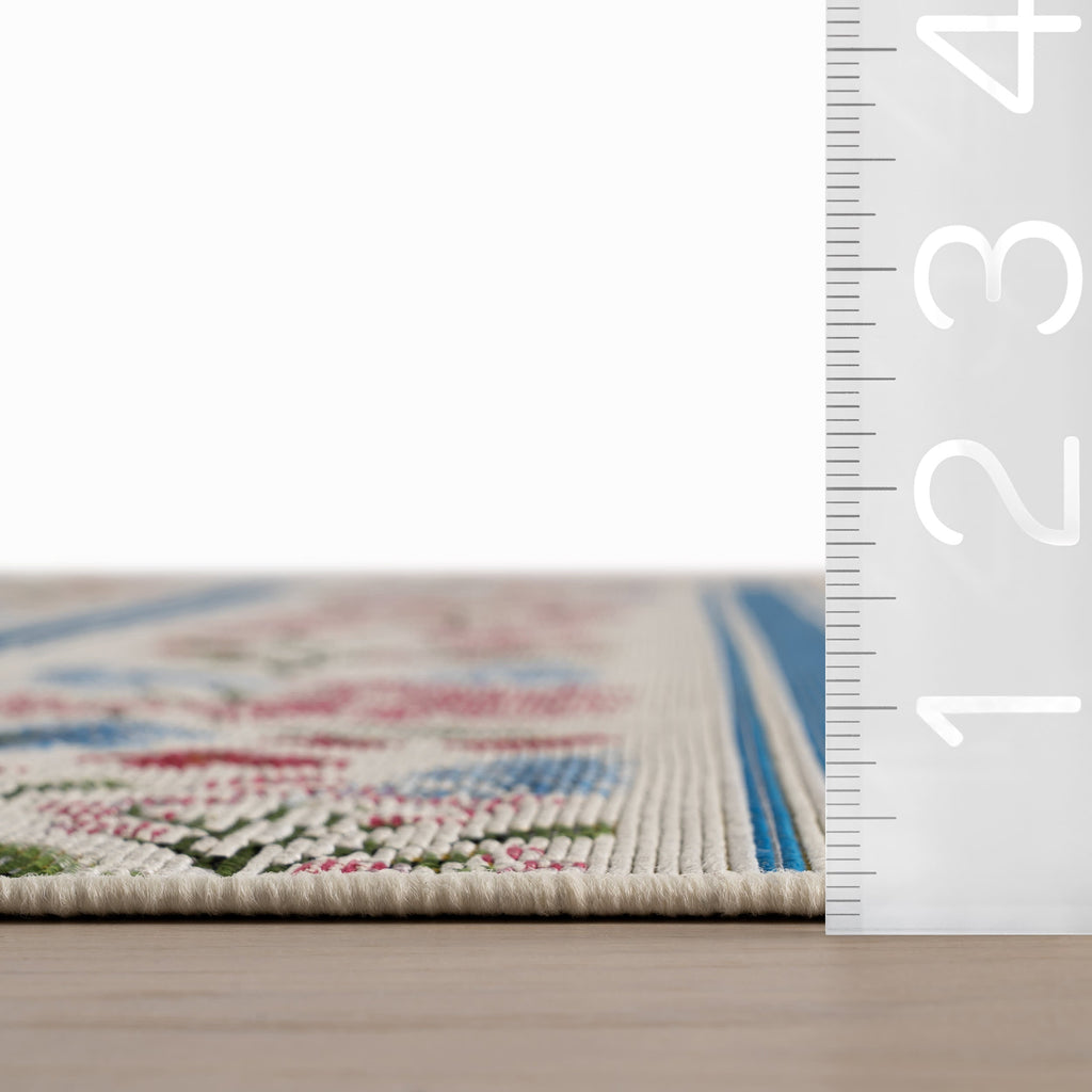 dash albert capri da2441 multicolor woven flatwoven polypropylene rug