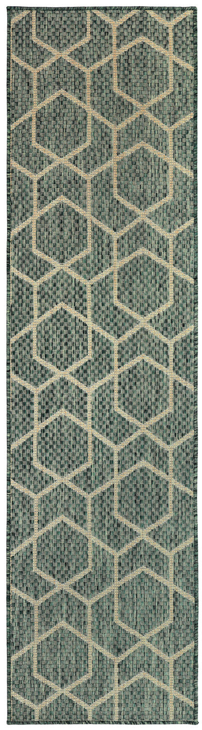 nourison horizon indoor outdoor hoz01 green rug
