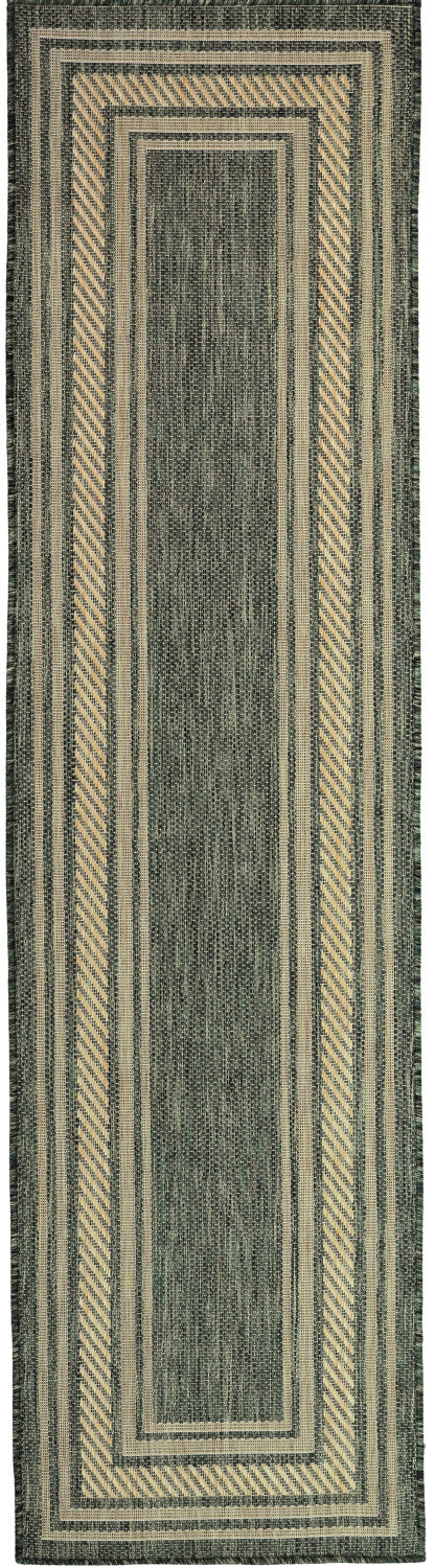 nourison horizon indoor outdoor hoz03 green rug