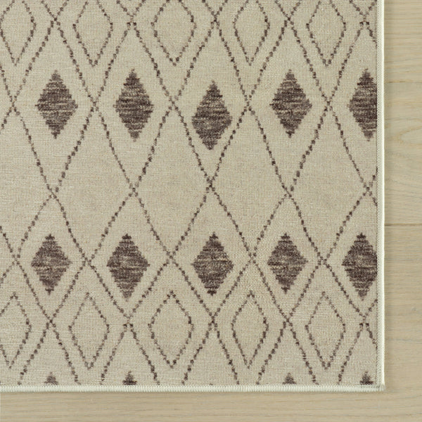 dash albert chandler da2386 tan machine washable polyester rug