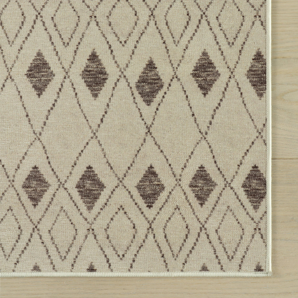 dash albert chandler da2386 tan machine washable polyester rug