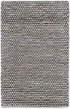 nourison pure knots knt01 grey rug