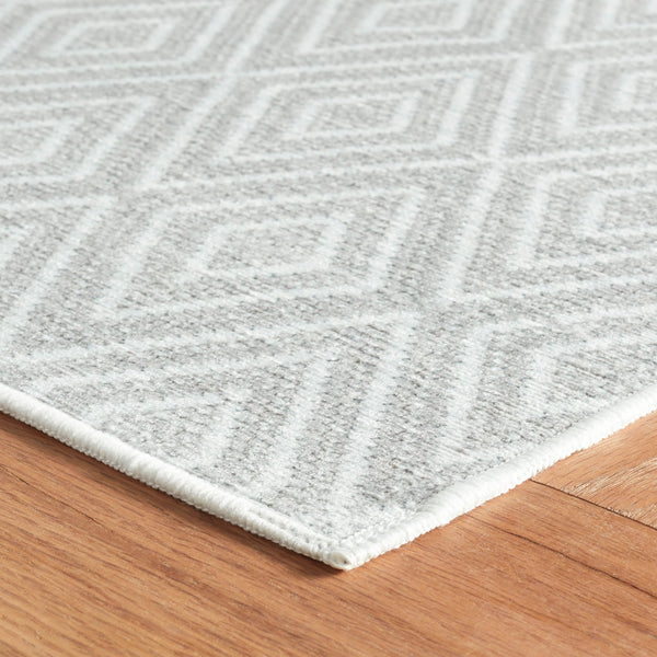 dash albert da2035 platinum white rug
