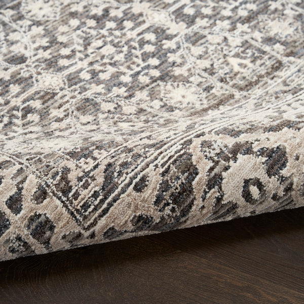 nourison shadows shw04 charcoal ivory rug