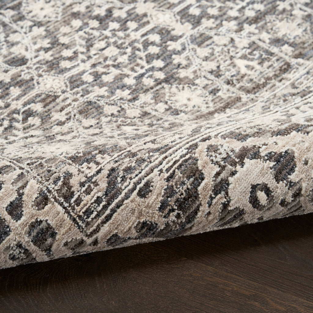 nourison shadows shw04 charcoal ivory rug