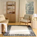 nourison pacific shag pcs02 ivory black rug