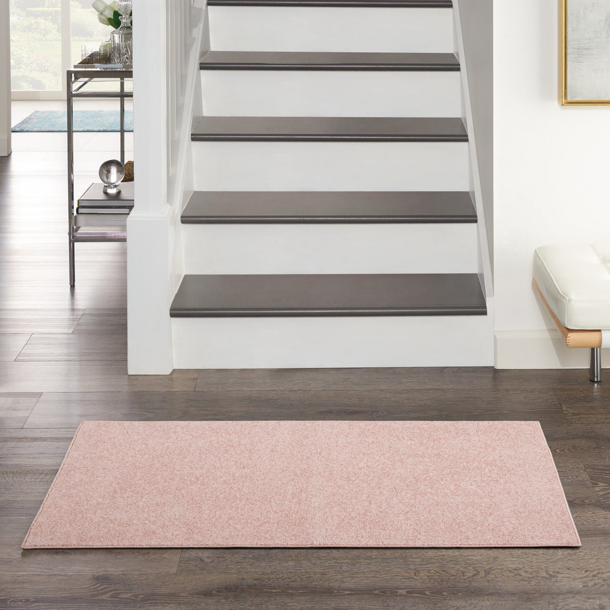 nourison nourison essentials nre01 pink rug