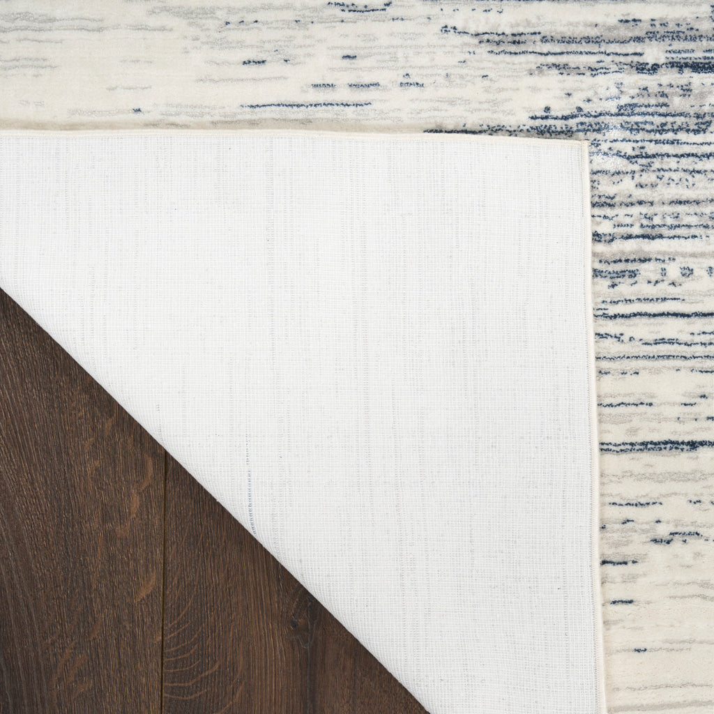 nourison grand street grn04 ivory blue rug