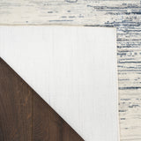 nourison grand street grn04 ivory blue rug