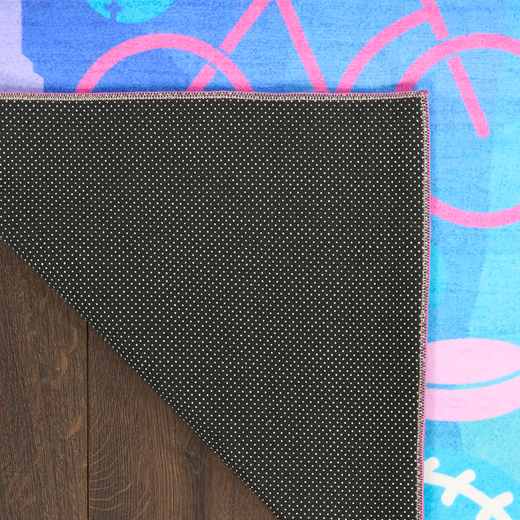 nourison imagination ima07 purple rug