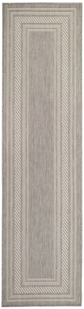 nourison horizon indoor outdoor hoz03 grey rug