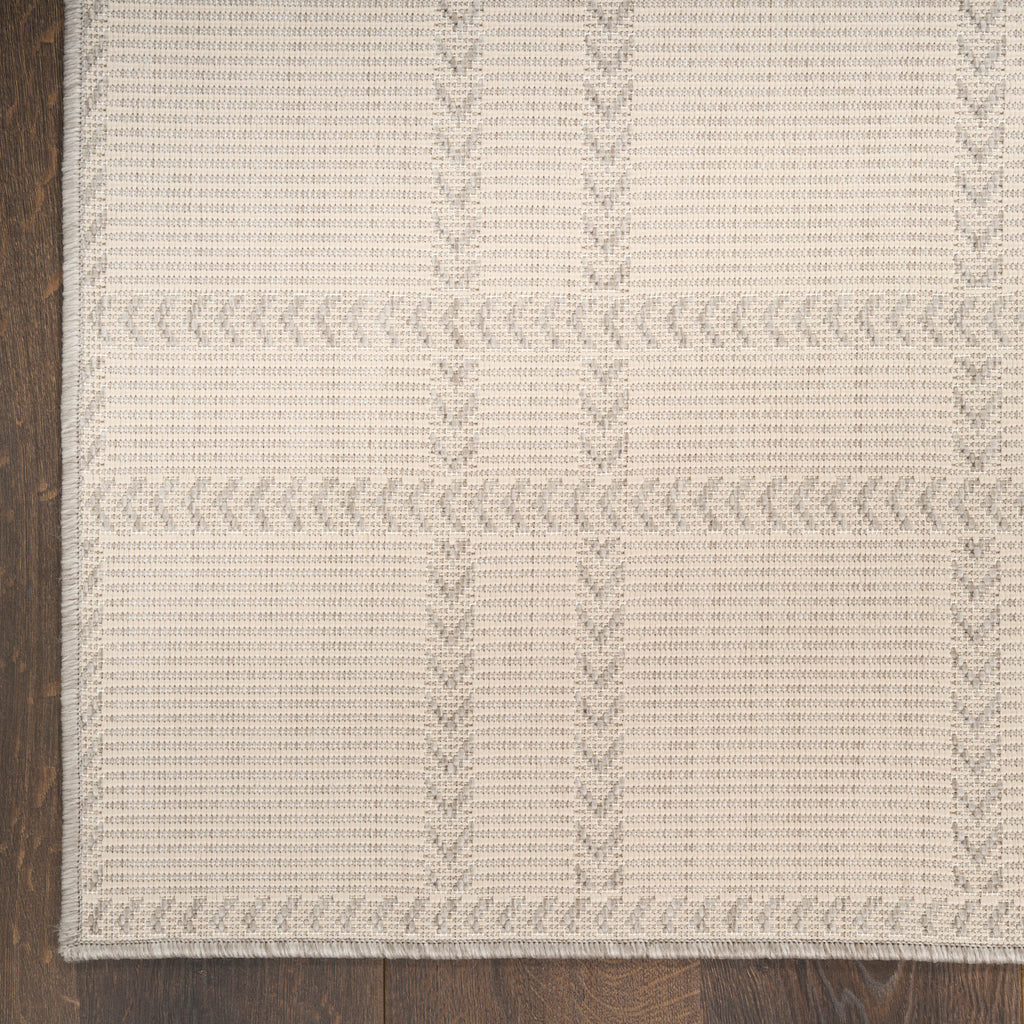 nourison horizon indoor outdoor hoz04 grey rug