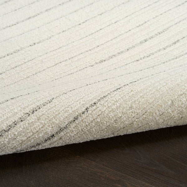 nourison ivory hues ivh04 ivory grey rug