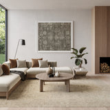 nourison moonlit mli01 ivory grey rug