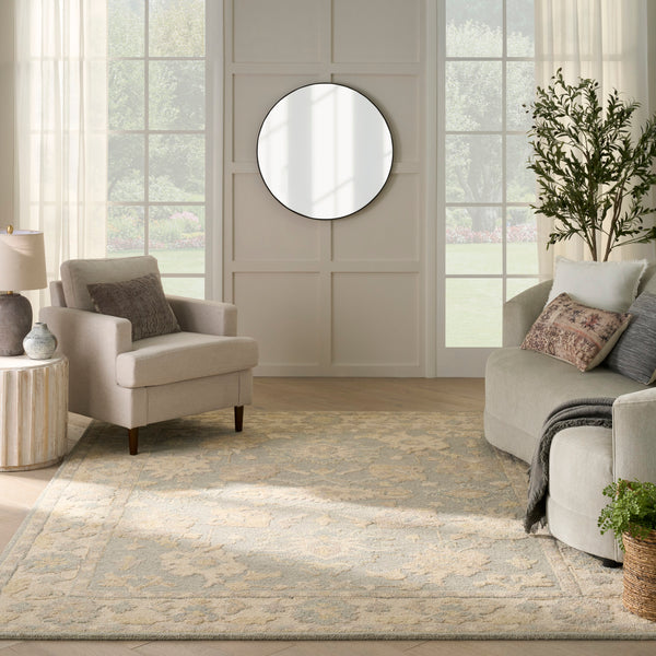 nourison maison mso03 blue ivory rug