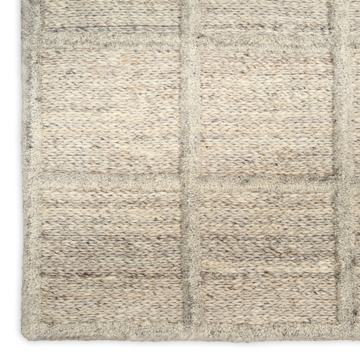 nourison pure framework fra01 silver rug