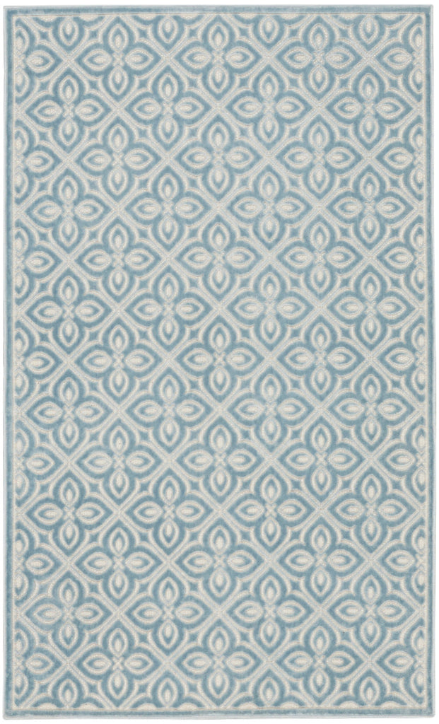 nourison washable charm wch03 blue ivory rug