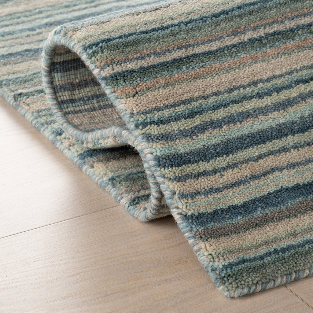 dash albert brindle stripe da2500 blue loom knotted wool rug
