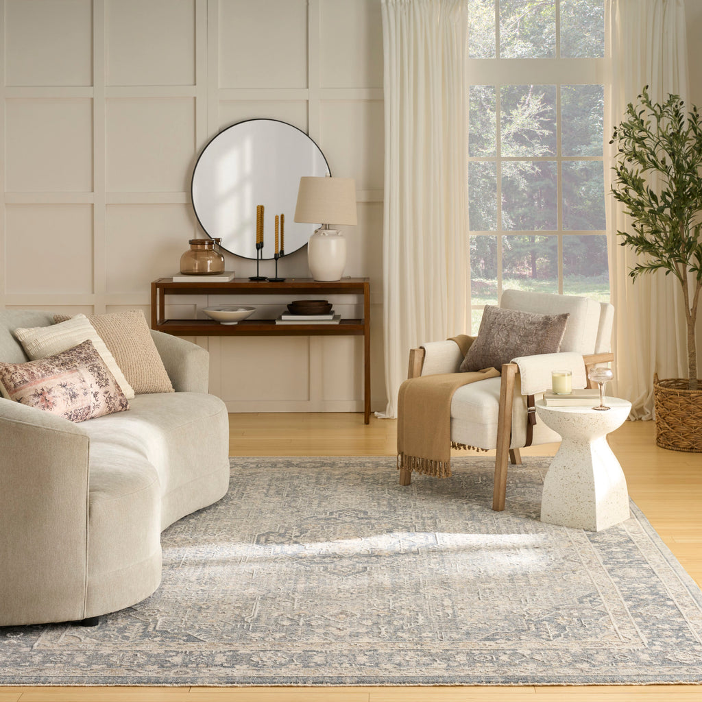 nourison retreat ret02 blue rug