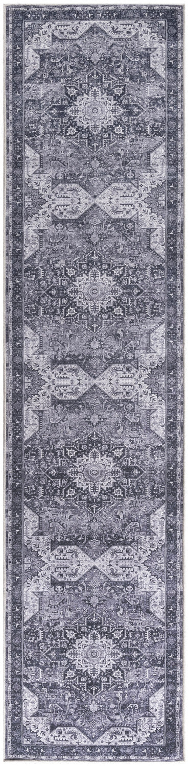 nourison nourison washables nwb15 charcoal grey rug