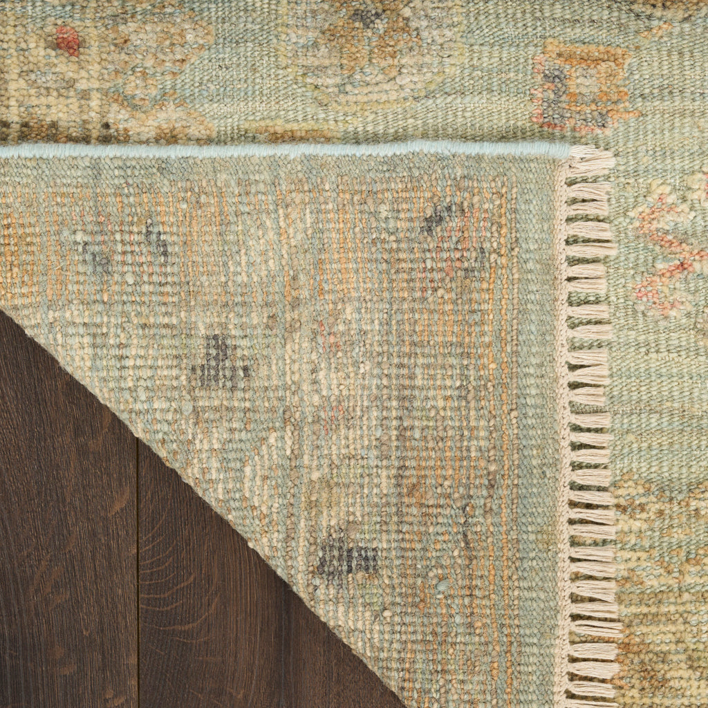nourison heritage vine htv02 light blue rug