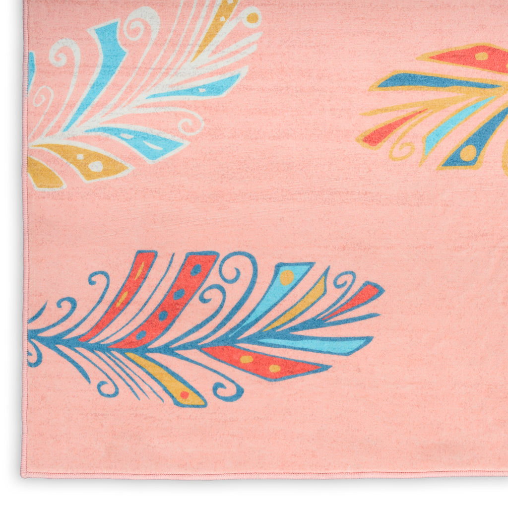 nourison imagination ima12 pink multicolor rug
