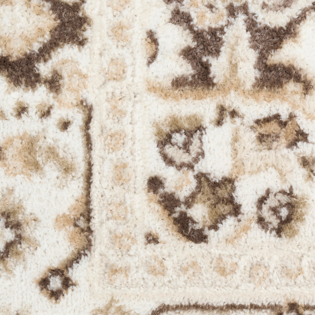 nourison dekor dek08 brown ivory rug
