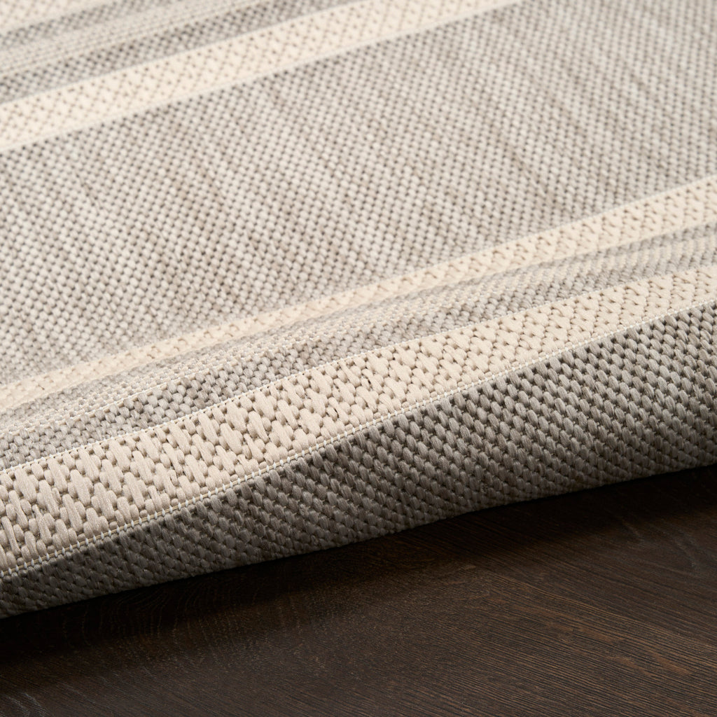 nourison horizon indoor outdoor hoz05 grey rug