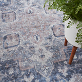 nourison new concept washables sr101 ivory navy rug