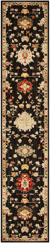 nourison antique bloom anb01 black rug
