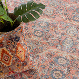 Hauteloom Konstantina HGEBKONSTA1 Peach Machine Made Rug