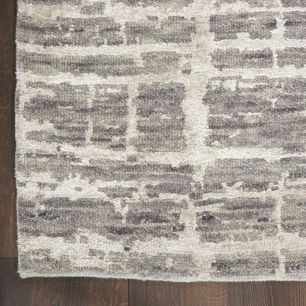 nourison luna lun02 grey silver rug